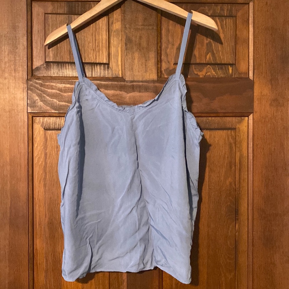 Dusty Blue Camisole with Adjustable Straps-M